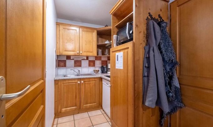 Lanslevillard Apartamento | Wifi, 50m de los comercios, sauna, parking, tv, local para esquís, 36m², Val Cenis