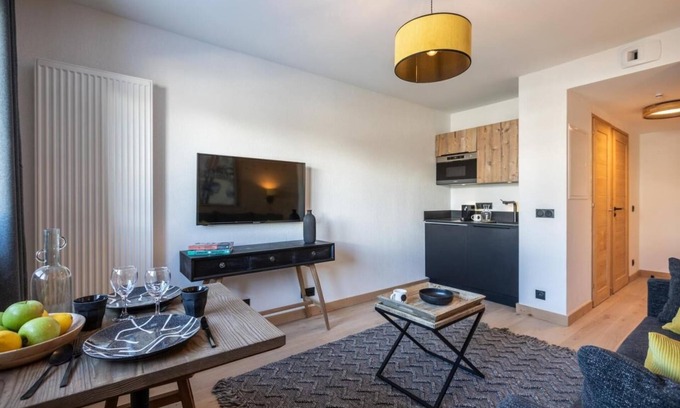 Montalbert Apartamento | Wifi, piscina, sauna, hammam, parking, local para esquís, 20-26m², Montalbert