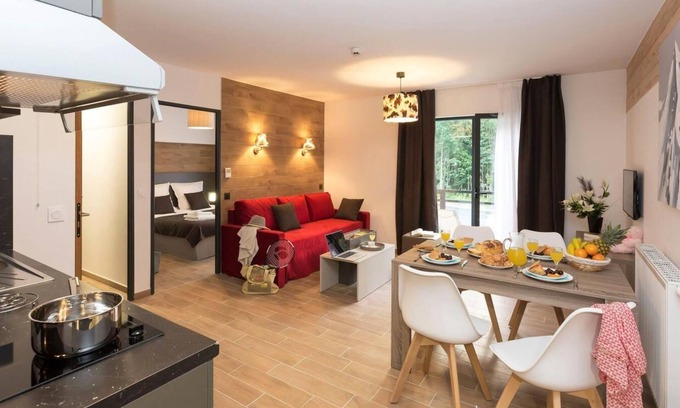 Les Tines Apartamento | Wifi, fitness, swimming pool, sauna, hammam, parking, tv, 49m², Chamonix