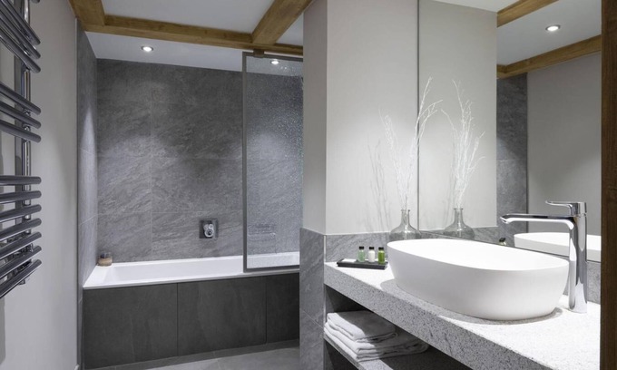 Les Houches Apartamento | Wifi, fitness, piscina, balcón, parking, tv, local para esquís, 80m², Les Houches