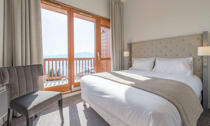 Arc-1800 Hotel | Wifi, 300m de los comercios, piscina, sauna, hammam, balcón, tv, local para esquís, 55m², Les Arcs