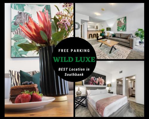 South Brisbane Apartamento | Wild Luxe Apt - Southbank & Fast WiFi, Parking