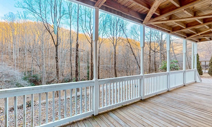 Sylva Apartamento | Wilderness studio with kitchenette, jetted tub, smart TV, & AC - dog-friendly