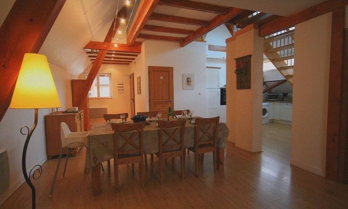 Turckheim Apartamento | Cabaña viticultor Apartamento dúplex en el centro de Turckheim (Aire acondicionado)