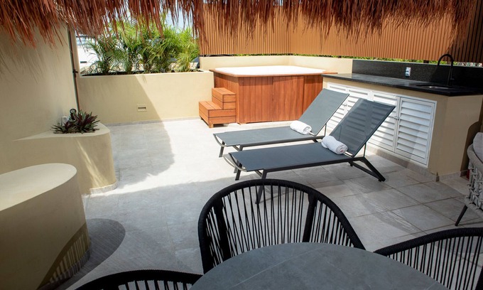 Centro de Playa del Carmen Condominio | Ganador del Top 25 Small Condo / Hotel en todo México - PH 3 Bedr -Beach Club - Promos # 8