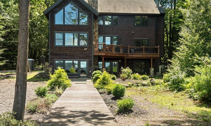 Alton Bay Casa | Winnipesaukee Waterfront Adirondack Home with Dock