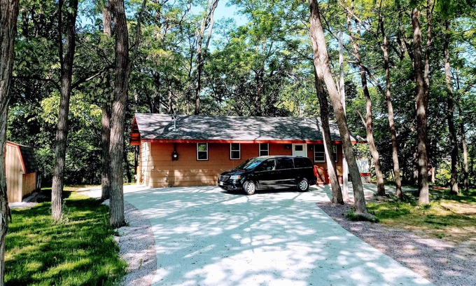 Lake Delton Cabina | Wisconsin Dells Cabin en el bosque