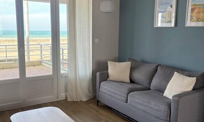 Wissant Apartamento | Wissant sur mer - Ground floor apartment with sea view
