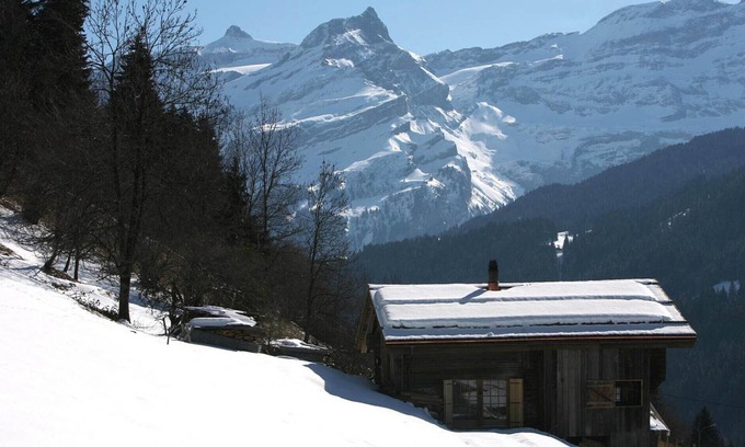 Vers L'Eglise Chalet De Esquí | Casa de montaña (madera / piedra) - Les Diablerets