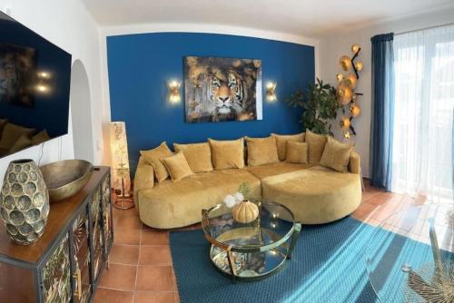 Grossgmain Apartamento | Wohnung 3 mit Balkon und Bergblick