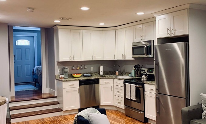 Columbus Park - Andrew Square Condominio | Maravilloso apartamento de 1 dormitorio con jardín en el sur de Boston