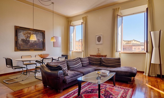 Siena Historical Center Apartamento | Maravilloso apartamento en el corazón de Siena: Piazza del Campo | Palacio Giorgi