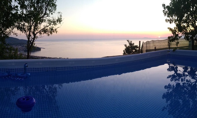 Agropoli Apartamento | 🤩 APLICACIÓN MARAVILLOSA. A CON PISCINA Y JARDÍN CON VISTA CAPRI Y COSTA AMALFITANA