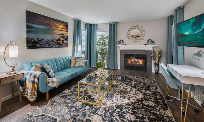 Rocklin Apartamento | Maravilloso apartamento de diseño con cama King