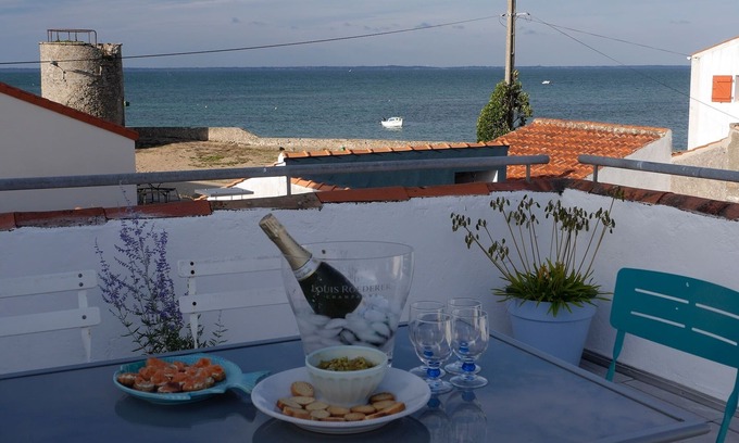 Noirmoutier-en-l'Ile Casa | Maravillosa y elegante casa de playa de 3 * a solo 30 metros de la orilla del mar, Noirmoutier, Francia