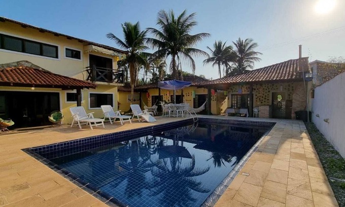 Barra do Una Casa | ¡Maravillosa casa en Barra do Una, ubicada a 100 m de la playa!