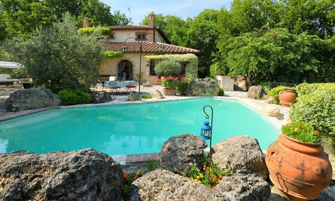 Penna in Teverina Villa | Casa de vacaciones privada con piscina privada, WIFI, TV, patio, vista panorámica, aparcamiento
