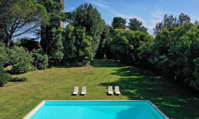 Cassia Otro | Maravillosa casa de vacaciones privada con piscina privada, WIFI, A/C, TV y aparcamiento