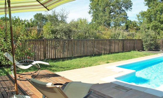 Loupiac Casa | Casa de vacaciones privada con piscina privada, A/C, WIFI, TV, terraza, vista panorámica