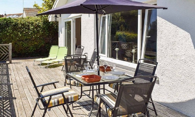 Gorran Haven Casa | Preciosa casa de vacaciones privada para 6 personas con WIFI, TV, terraza y aparcamiento