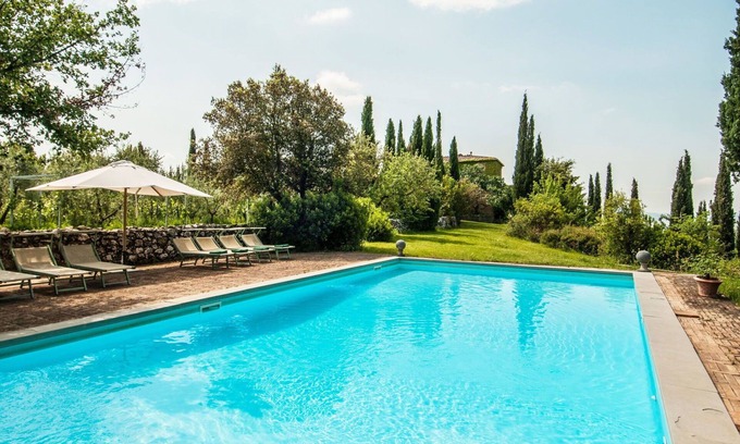 Montalcino Villa | Casa de vacaciones privada con WIFI, A/C, piscina privada, TV, patio, vista panorámica