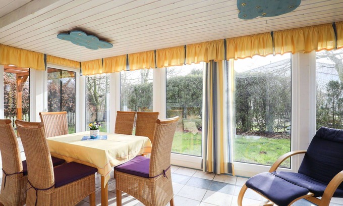 Norderteil Casa | Preciosa casa de vacaciones privada con TV, patio, mascotas permitida y aparcamiento
