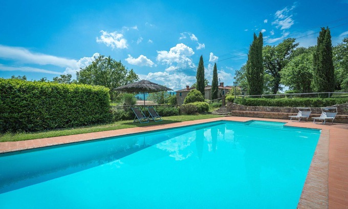 Bucine Villa | Casa de vacaciones privada con WIFI, piscina privada, patio, vista panorámica, aparcamiento