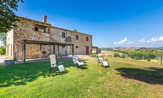 Magliano in Toscana Villa | Casa de vacaciones privada con TV, patio, mascotas permitida, vista panorámica, aparcamiento