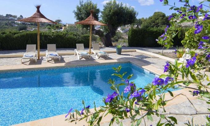 Fustera Casa | Wonderful private villa for 10 people with WIFI, private pool, A/C, TV, patio and parking