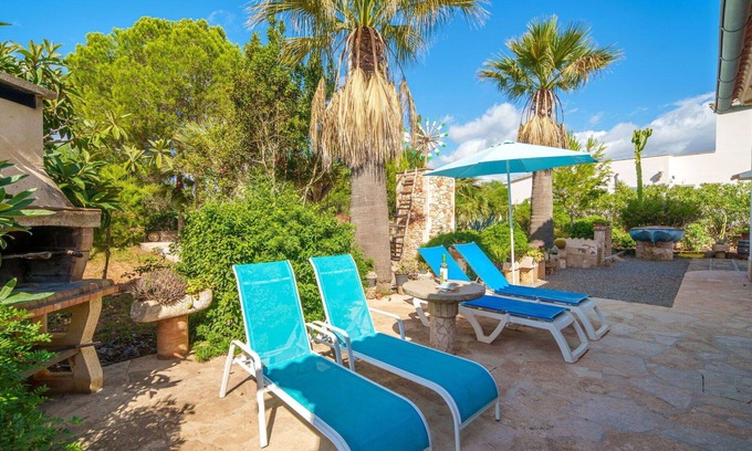 Cala Murada Casa | Maravillosa casa de vacaciones privada con WIFI, TV, terraza, vista panorámica, aparcamiento