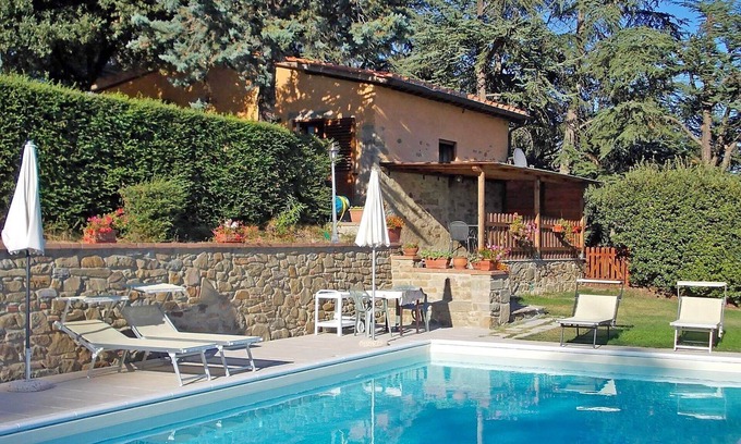 Cortona Casa | Casa de vacaciones privada con WIFI, piscina, TV, terraza, vista panorámica, aparcamiento