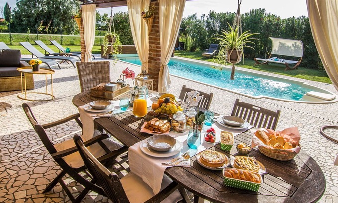 Ca' Pirami Villa | Casa de vacaciones privada con jacuzzi, A/C, WIFI, piscina privada, TV, vista panorámica