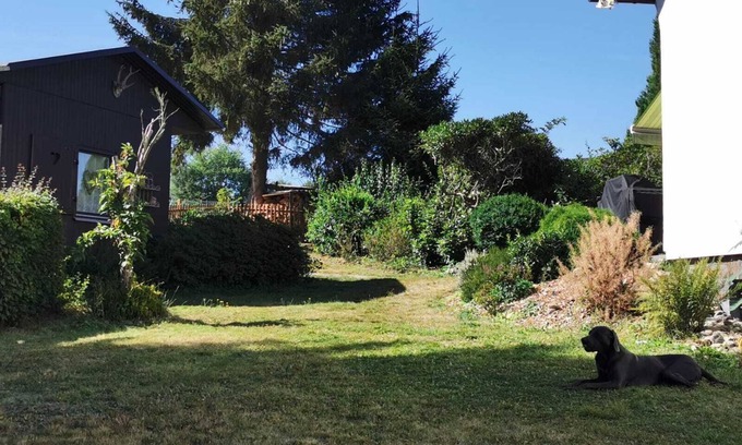 Woldert Casa | Wonderful view, fireplace, wellness hut, fenced garden, garden pond