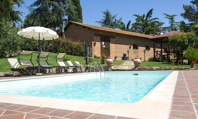 Farneta Villa | Preciosa casa de vacaciones con piscina privada, A/C, WIFI, TV, vista panorámica, cerca de Cortona