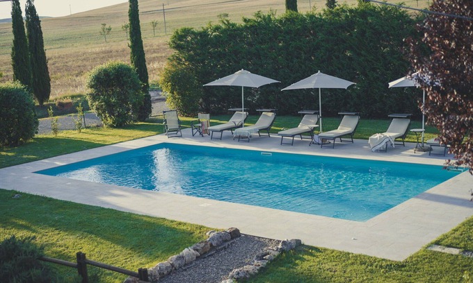 Gallina Villa | Casa de vacaciones con piscina privada, WIFI, TV, vista panorámica, cerca de Montepulciano