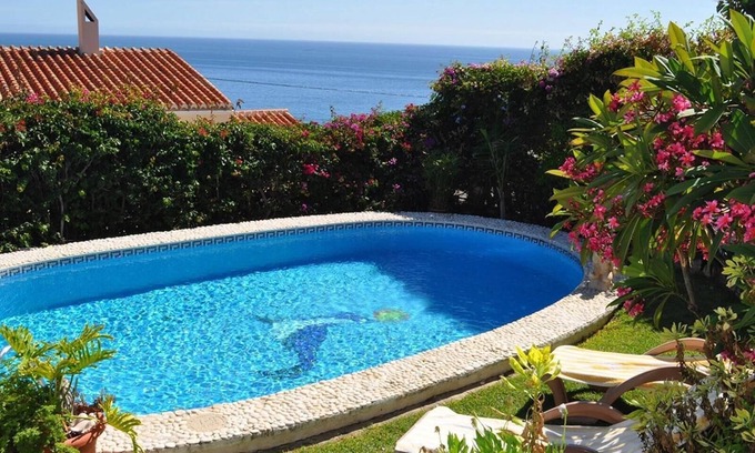 Chimenea Villa | 'Maravillosa Villa Princessa' con vistas al mar y a la montaña, piscina y Wi-Fi