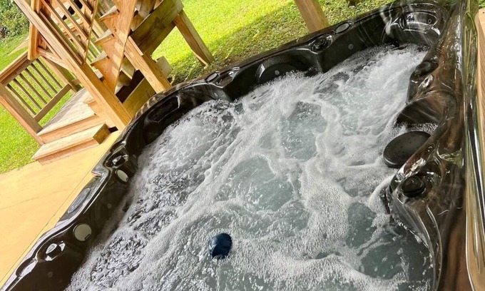 Rising Fawn Casa | Wooded Retreat with game area and hot tub!