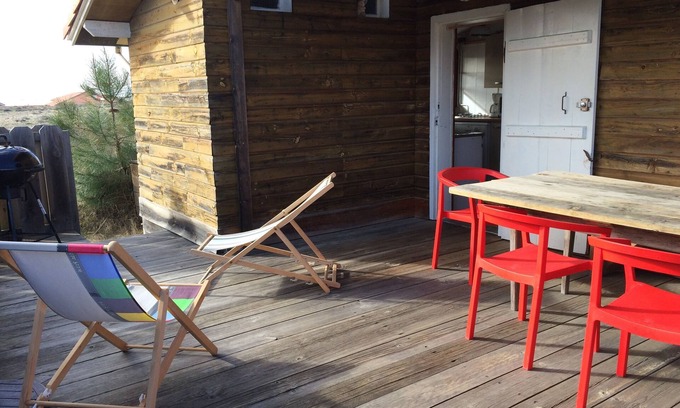 Contis-les-Bains Chalet De Esquí | WOODEN CHALET CONTIS PLAGE