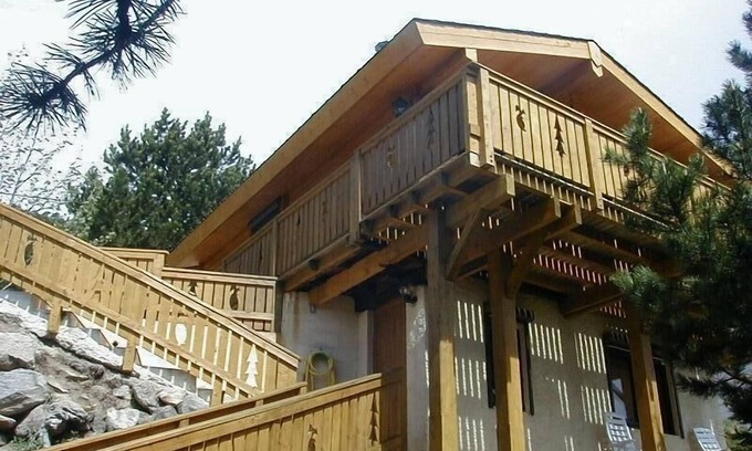 Les Angles Chalet De Esquí | WOODEN CHALET RENTAL LARGE SHADY LOT www.location-chalet-les-angles.fr