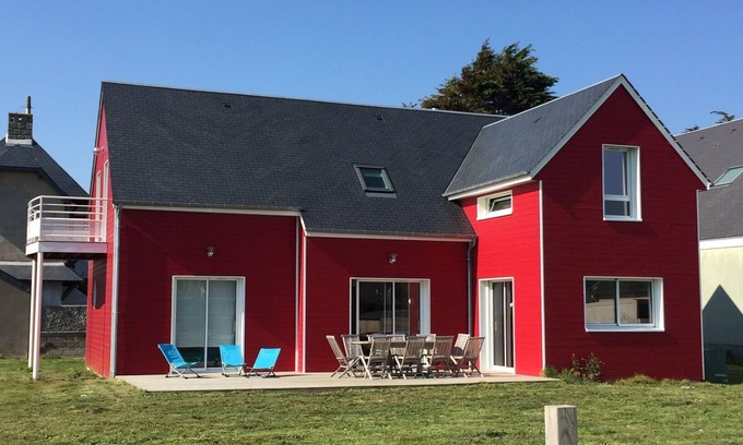 Denneville Casa | Wooden house 4* 50m from the beach - 12 pers - Denneville - Dogs accepted