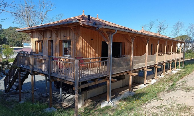 Le Verdon-sur-Mer Casa | Wooden house on stilts - 4218