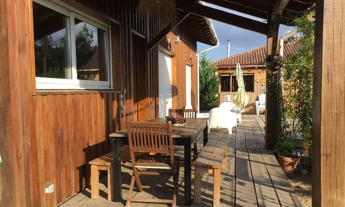 Castets Casa | Casa de madera en las Landas pueblo