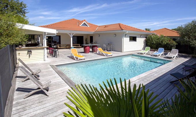 Gujan-Mestras Villa | Villa de madera 26 personas Bord du Bassin d'Arcachon