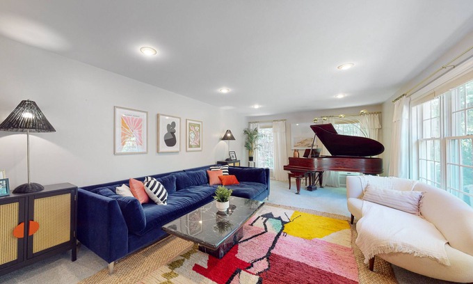 Bath Casa | Woodland home with screened porch, 2 living rooms - near historic waterfront