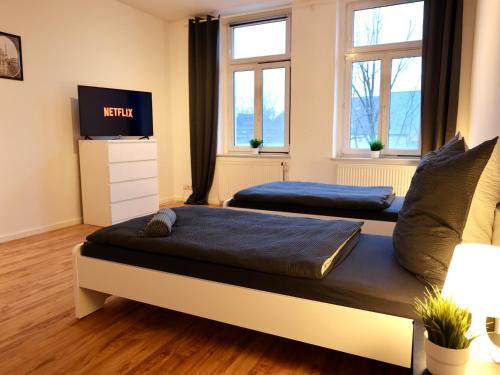 Bernburg Apartamento | Work & Stay mit Wasserblick