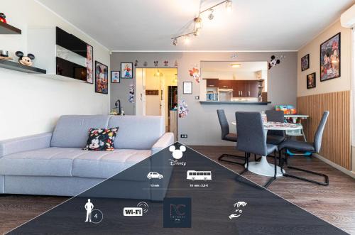 Chanteloup-en-Brie Apartamento | World of Disneyland, 4 personnes, Wifi