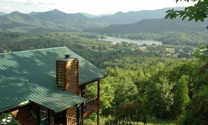 Hiawassee Cabina | $ 75Nt 4 / 29-5 / 2 Vista WOW! Lago / Mtn Vista Bañera de hidromasaje 50 "TV Fire Pit