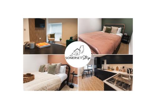 Somerton Apartamento | Wych Cottage, Striking 2 Bed, Parking, King Bed, First Floor Flat