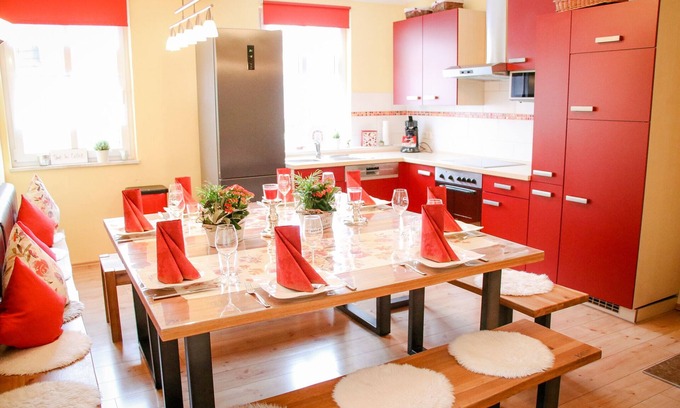 Hayingen Apartamento | Apartamento, 140 metros cuadrados, jardín, 5 dormitorios, máx. 16 personas