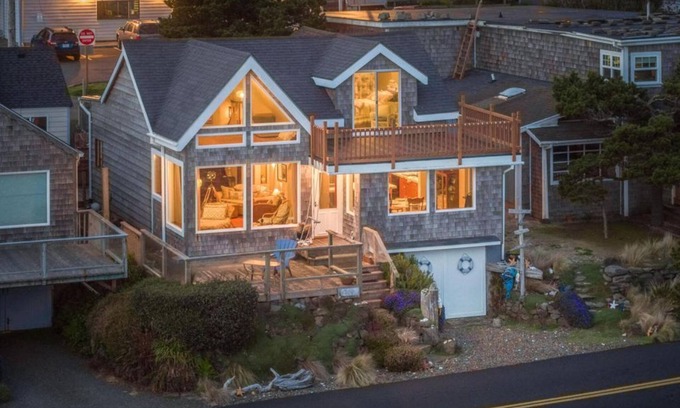 Yachats Casa | Mareas de Ya-Hatian ~ Yachats Bay / Oceanfront